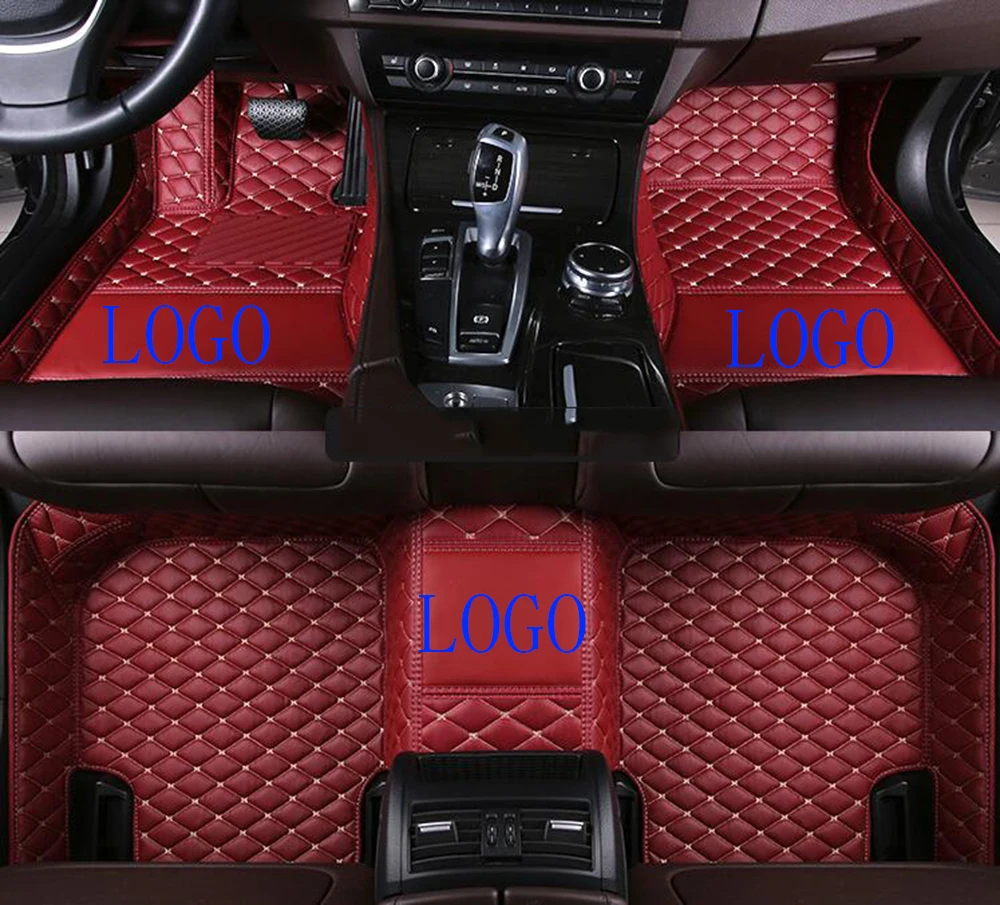 

Fit for Nissan qashqai carpets +logo car accessories Leather Car Floor Auto Mats 12 colors Series all manufacturers supply