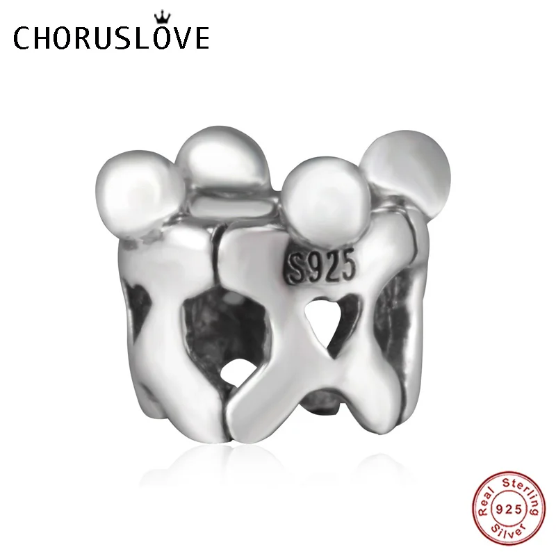 

Choruslove Circle of Friends Charm 925 Sterling Silver Bead fit Pandora Charms Beads Gift Bracelet SS0741