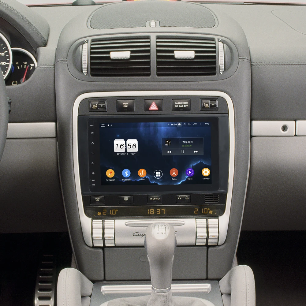 Excellent Owtosin Car Radio Multimedia Video Player Navigation GPS Android 9.0 For Porsche Cayenne 2003-2010 Car 4GB RAM 32GB ROM 1