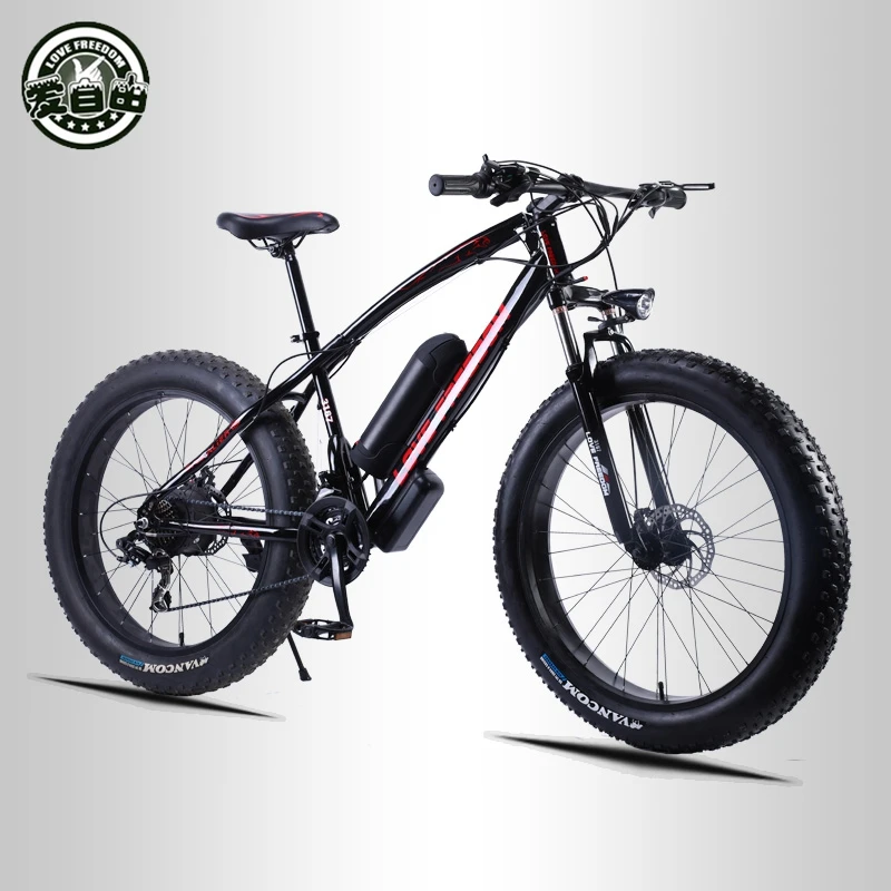 Amor libertad 24 velocidades bicicleta de montaña bicicleta eléctrica 36 V 350 W 10.4Ah 26X4,0 potente bicicleta de grasa eléctrica entrega gratuita