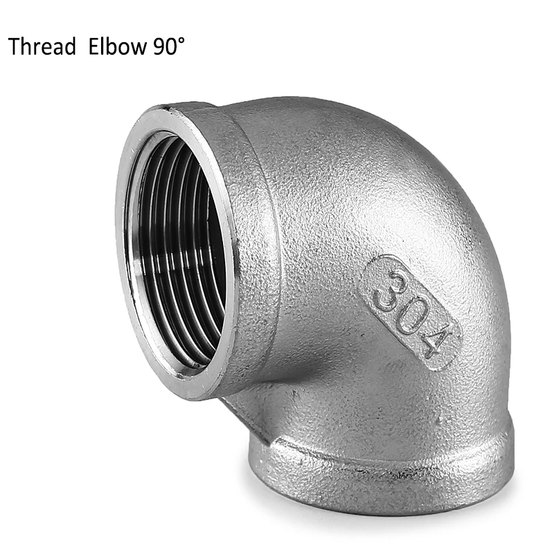 Pack of 5 1/2 150# 304 Stainless Steel Cast Threaded 45 Elbow Heavy 