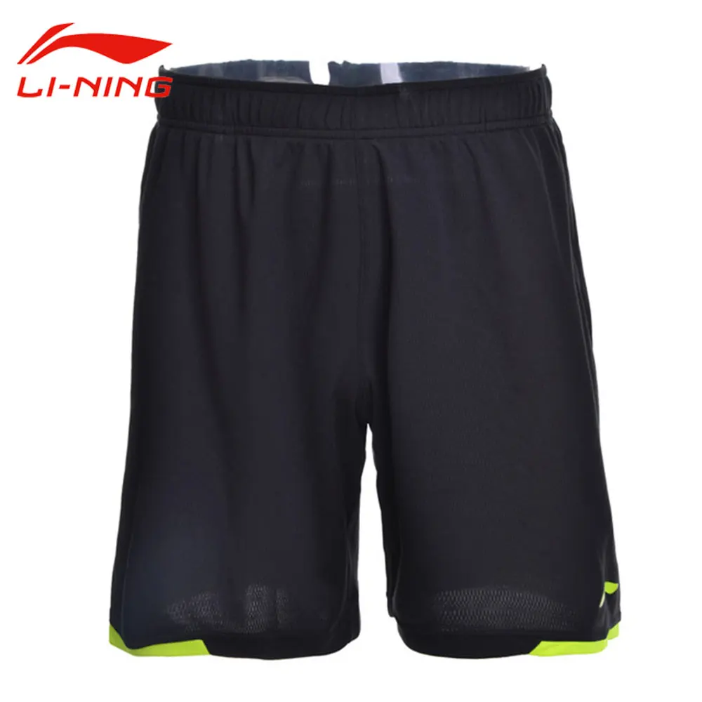 

Li-Ning Men's Badminton Competition Shorts 100% Polyester AT DRY Thin Breathable Short Li Ning LiNing Sports Shorts AAPM143