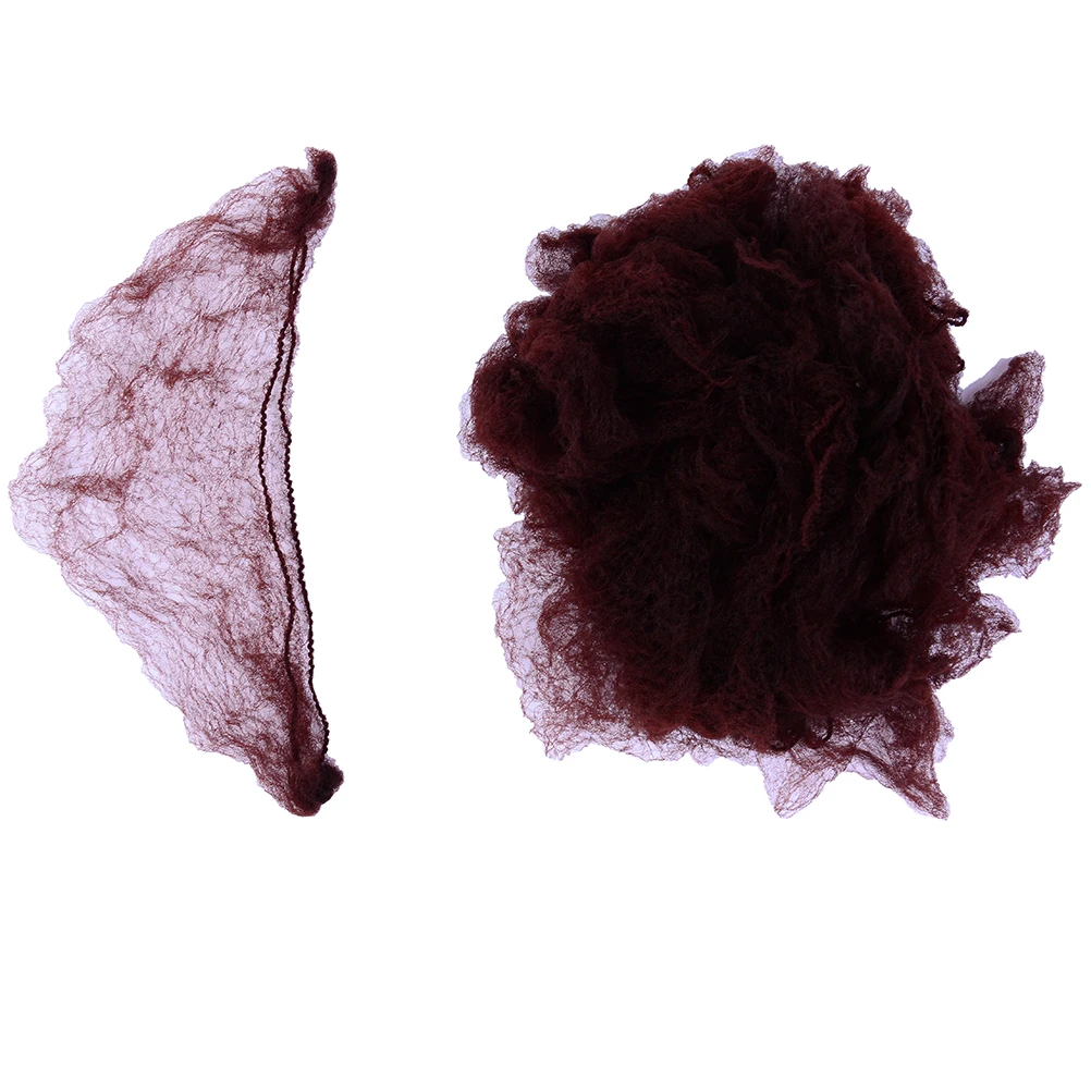 3pcs/20pcs Invisible Hair nets For Package Hair and Wig Cap Elastic Nylon Hairnets Black Brown