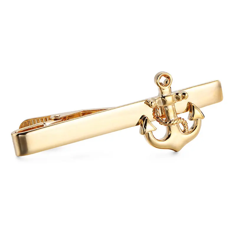 WN разнообразие модный стиль галстук для делового костюма зажим Золотой Серебряный Sax Лодка Якорь Высокое качество нержавеющая сталь зажим для галстука