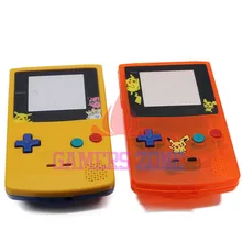 Запчасти для Gameboy Limitd Edition прозрачный оранжевый желтый корпус на замену для GBC корпус