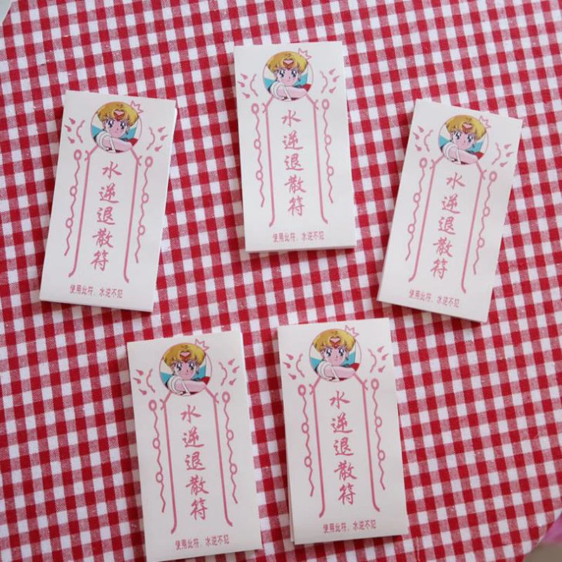 

1 Pcs Cartoon Japanese Sailor Moon Series Paper Memo Pads Girl Diary DIY Planner Sticky Notes Paper Bookmark School Stationery
