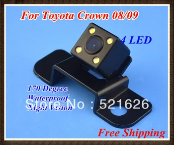 

High quality! Waterproof Special 4LED CCD Car Rear view camera for Toyota Crown 2008/2009
