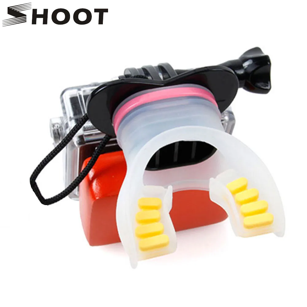 Buy Cheap GoPro Surf Mouth Mount Dummy Bite Surfing Diving Accessories Set for GoPro Hero 4 3 5 Session Xiaomi 4K SJCAM SJ4000 H9
