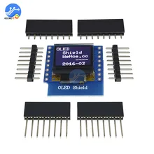 Pantalla LCD retroiluminada IIC I2C OLED, 0,66