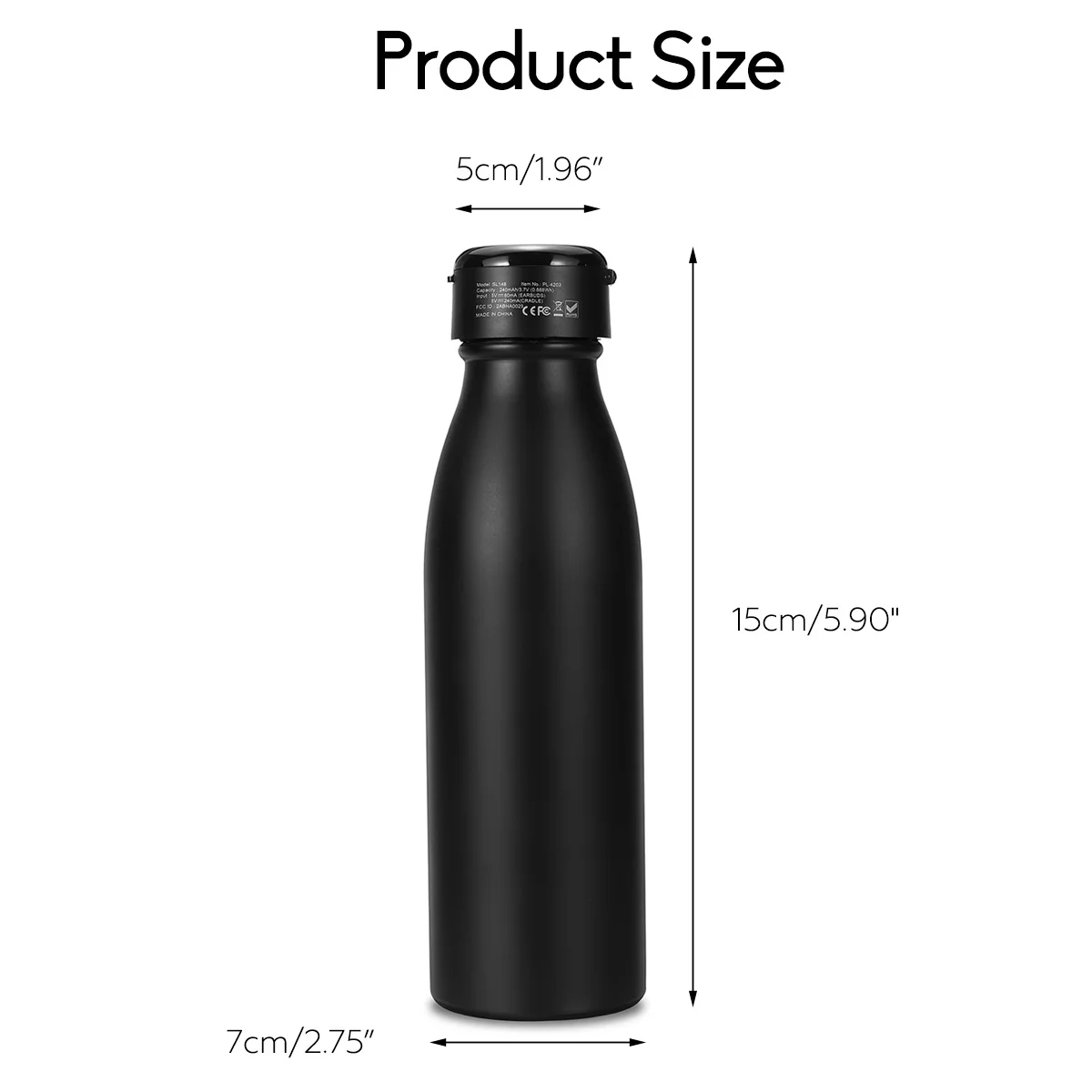 2в1 TWS bluetooth 5,0 наушники беспроводные наушники Спортивная гарнитура+ 580 мл спортивный напиток из нержавеющей стали бутылка для воды на открытом воздухе