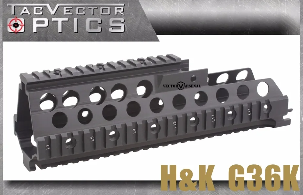 Векторная оптика H & K HK G36K Handguard Quad Пикатинни система крепления низкий профиль|rail