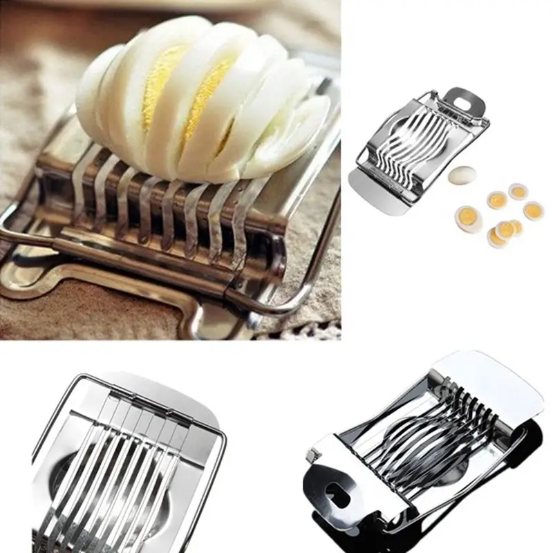 Urijk 1Pc Utensils Stainless Steel Cut Egg Egg Cutters Kitchen Tools