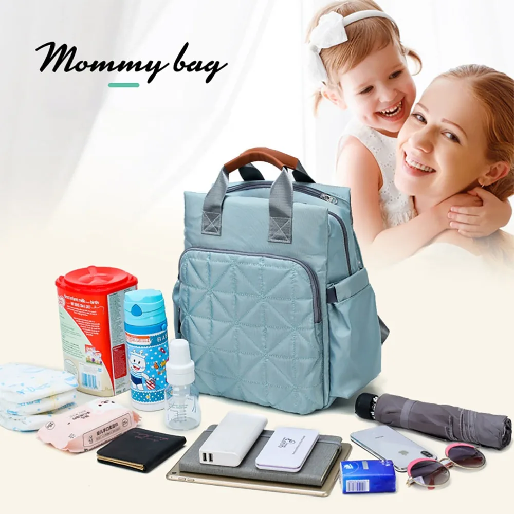 

2019 Waterproof Mummy Bag Maternity Nappy Bag Large Capacity Baby Bag Washable Travel Backpack Outdoor Nursing Bag for Baby Care