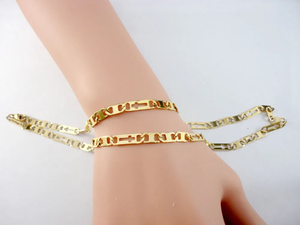 30Pcs 1Lot 22 inch Cross Blade Gold 