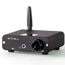 SMSL B1 Hi-Fi стерео аудио Bluetooth DAC приемник NFC оптический коаксиальный DAC цифровой аудио декодер 24 часа Время воспроизведения черный