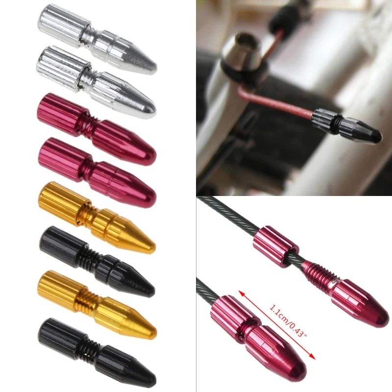 

Bicycle Brake Shift Cable Cap Derailleur Wire End Core Aluminum Alloy MTB Tips