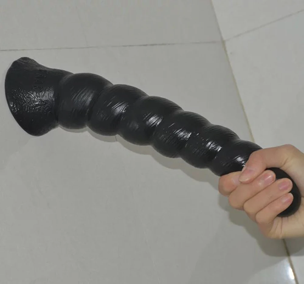 suction cup long silicone anal beads penis spiral anal dildo butt plug Stimulator anal plug Masturbator sex toys for couples gay 2