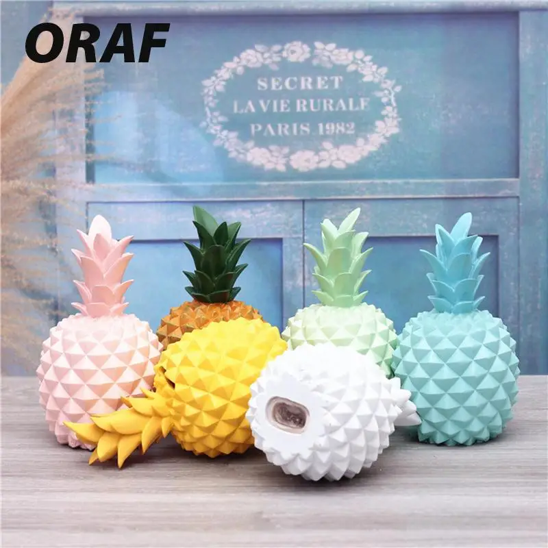 

White Ceramics Room Goldplating Pineapple Box Homeampliving Piggy Bank Qualitygood
