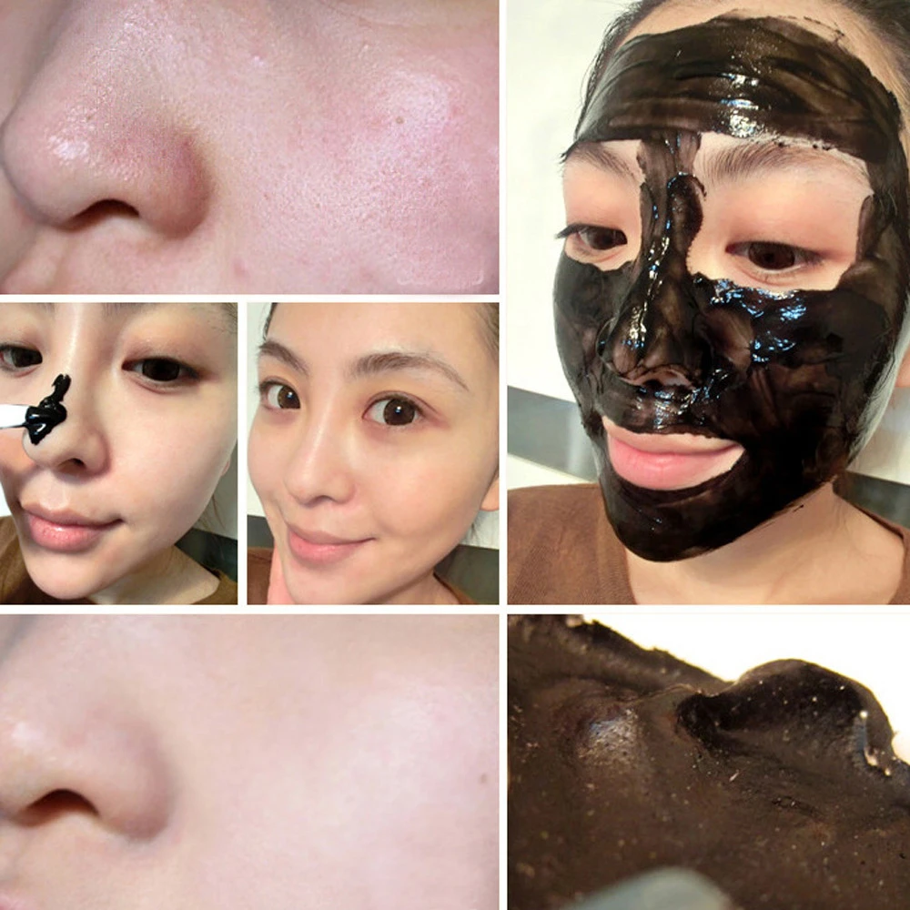 NEW Black Mud Deep Cleansing Pilaten Blackhead Remover Purifying Peel Face Mask (2)