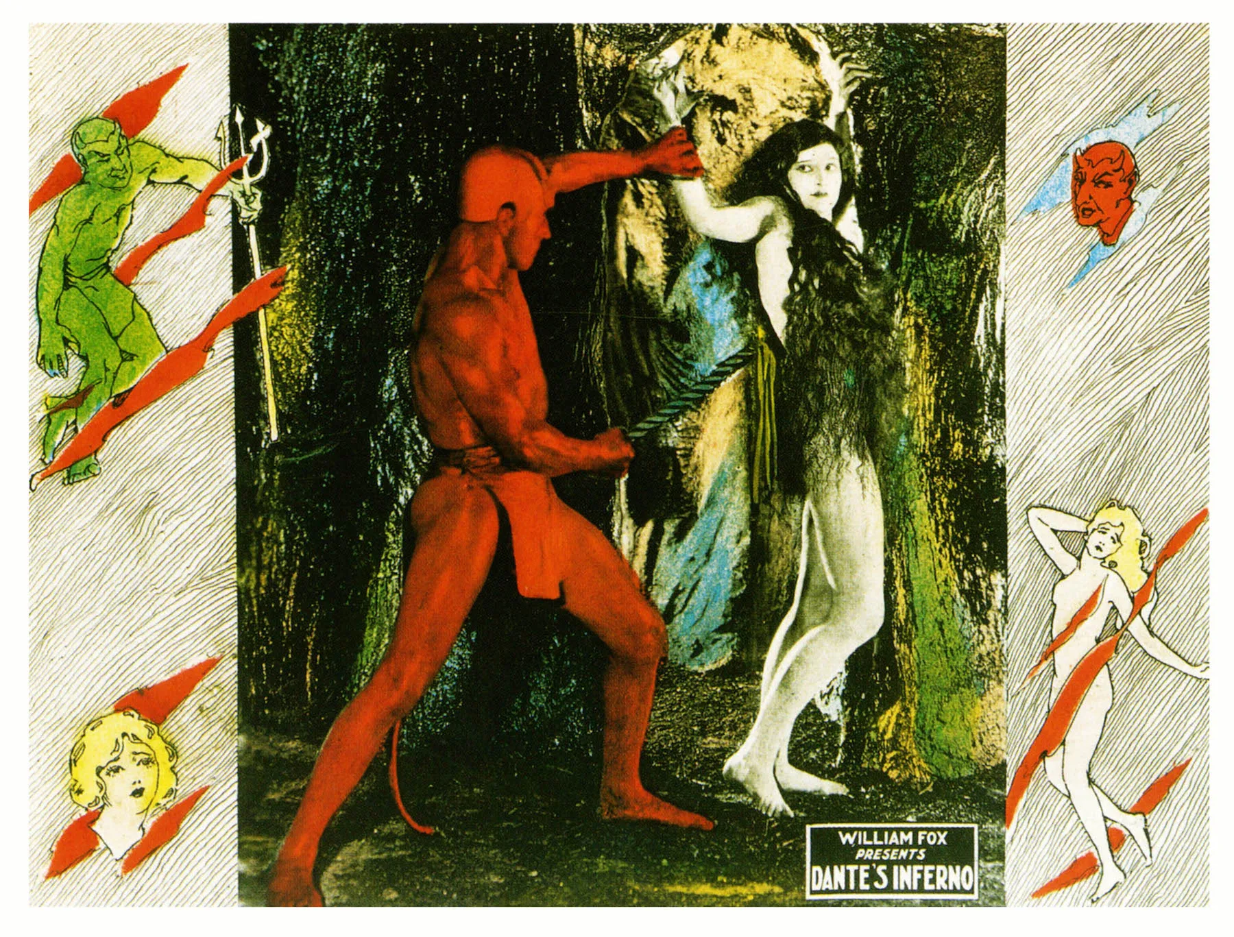 Vintage Advertising Film Poster Dante's Inferno Classic Canvas Paintings Wall Posters Stickers Home Decor Gift | Дом и сад