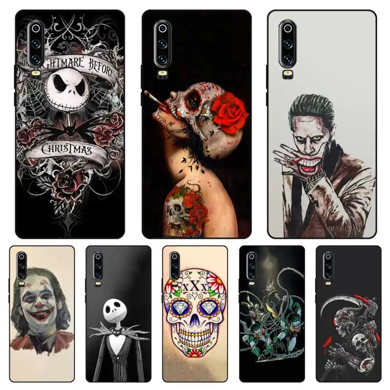 P175 Reaper Черный силиконовый чехол для Huawei P8 P9 P10 P20 P30 Lite Pro P Smart Plus 2017 2019 |