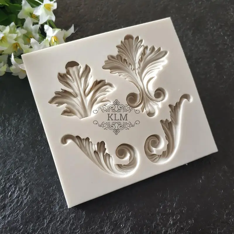 

European relief silicone mold Printing cake decoration mould Chocolate tools Kitchen accessories KLM-00111