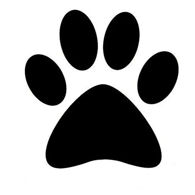 8*8CM Cat Dog Paw Print Vinyl Car Sticker Decals Car Cover Scratches