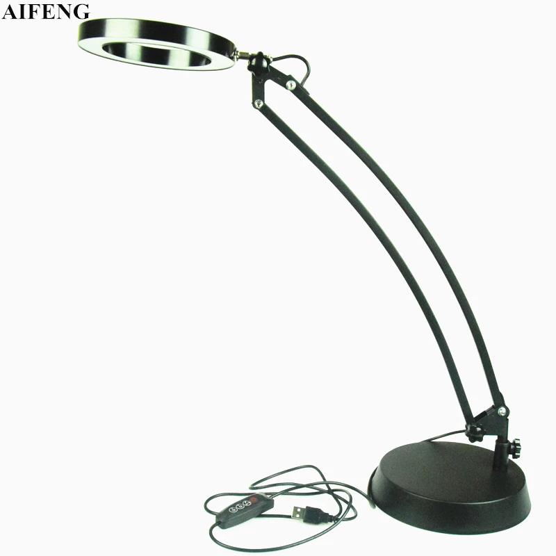 

AIFENG Led Desk Lamp 8W Eye Protection Table Lamp Student Study Reading Office Working 5V USB Powered Dimmable Desk Lamps 3 Mode