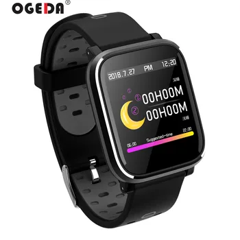 

OGEDA 2019 Smartwatch Sport Men Step Bluetooth Waterproof Stopwatch GPS Camera Fintness Heart Rate Monitor Sphygmomanometer