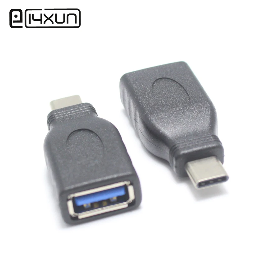 

EClyxun USB 3.0 Type A Female jack to USB 3.1 Type C USB Male Plug OTG Connector Adapter for Data Line Phone U Disk