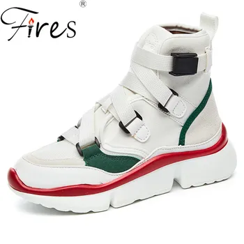 

Fires Women Sport Shoes High-Top Outdoor Running Shoes For Woman Brand Trend Sneakers Athletic Lady Walking Shoes Zapatillas New
