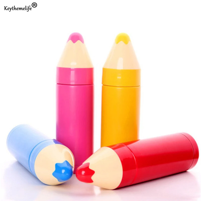 

Pencil Shape Water Bottles Stainless Steel Insulation Cup Thermal Mug Vacuum Flasks Kids Thermos Bottles Drinkware D