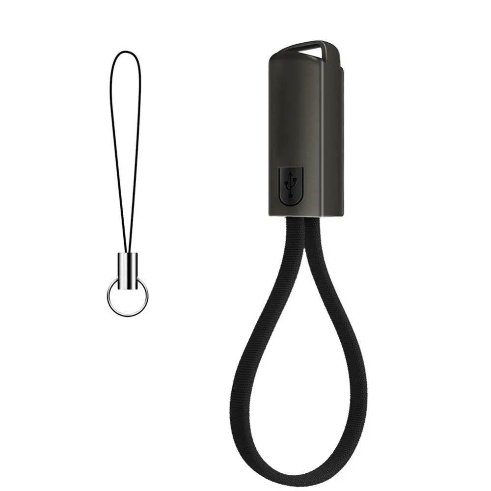 Короткий универсальный портативный брелок type-C USB кабель для USB-A телефона зарядный шнур для samsung Galaxy S9/S8 Plus/Note 9/8 sony