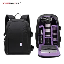 2017 Large Capacity DSLR Camera Bag Travel Waterproof Photo Padded Backpack w/ 15.6″ Laptop Backpack Soft bag Digital Video Case