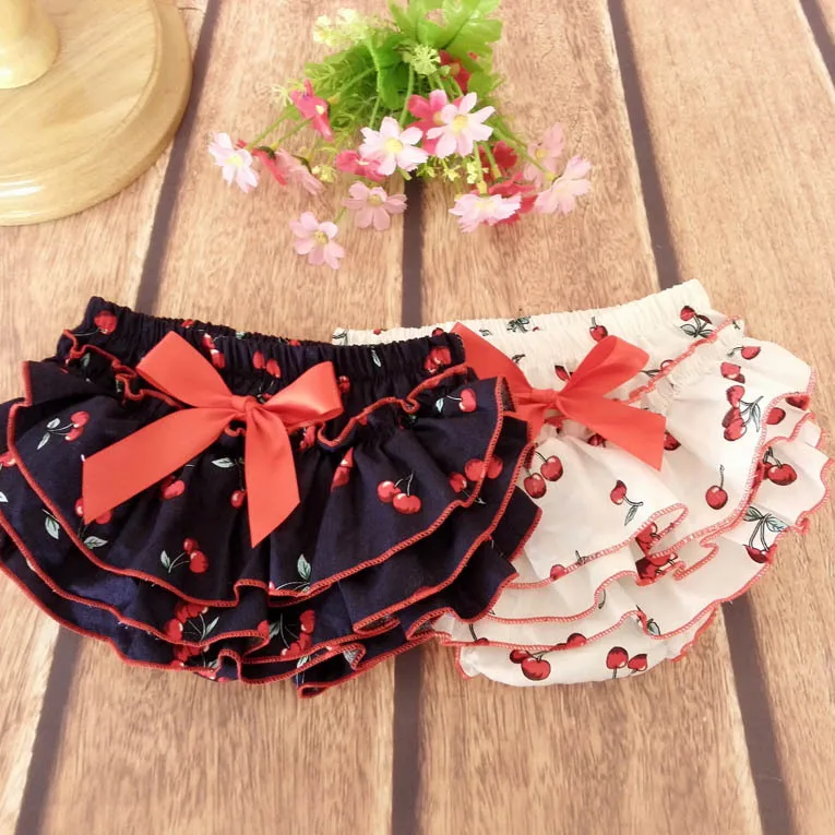 

Retro Cherries Bloomer Ruffle Diaper Cover Ruffle Bloomer Pants Panty for Baby Toddler Newborn damask bloomer chevron ruffle bum