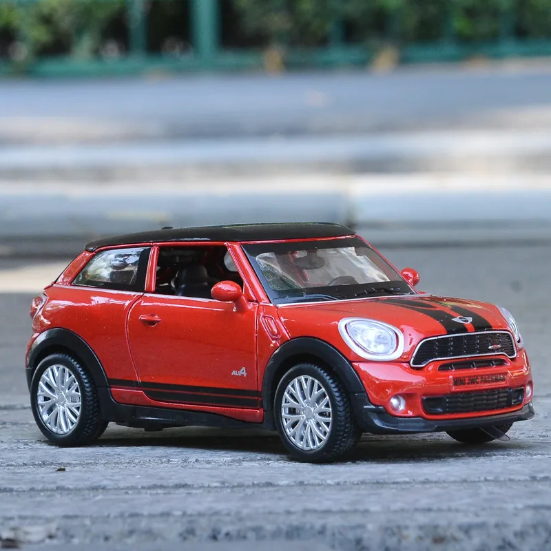

Best selling 1:32 retro mini JCW alloy models,high simulation children's open door sound and light model toys,free shipping