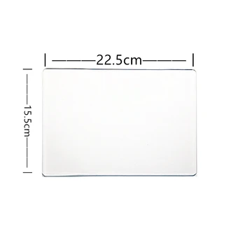 

15.2cm*22.5cm*3mm Plastic Plate For DIY Scrapbooking/Cutting Machine/Embossing Folder/Clear Stamps Photo Album Decorative Cards