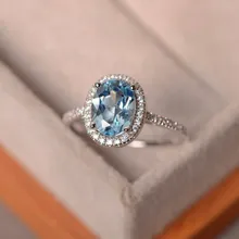 Женское кольцо с кристаллами и цирконием, серебро 925, фиолетовое, зеленое, водно-голубое кольцо, обручальное кольцо, ювелирное изделие, обручальные кольца для женщин
