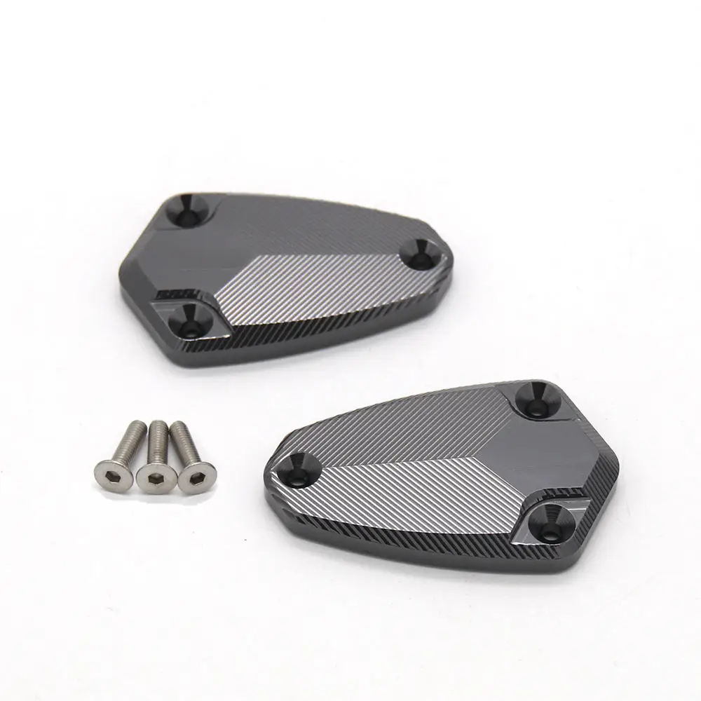 Для Soco TC/TS Lite PRO все годы CNC алюминиевый мотоцикл передний тормоз Главный цилиндр жидкость резервуар Крышка Аксессуары - Цвет: Grey