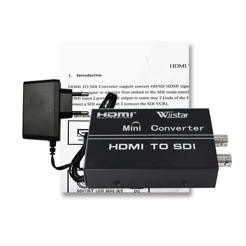 Wiistar HDMI в SDI конвертер, HDMI в 3g SDI дисплей 1080 p, Hdmi+ Hdmi коммутатор в Sdi+ Sdi сплиттер