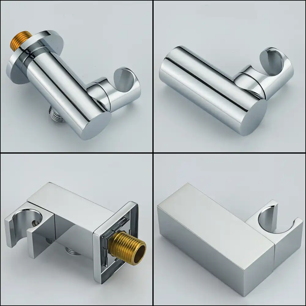 Brass Wall Mounted Hand Held Shower Holder Shower Bracket & Hose