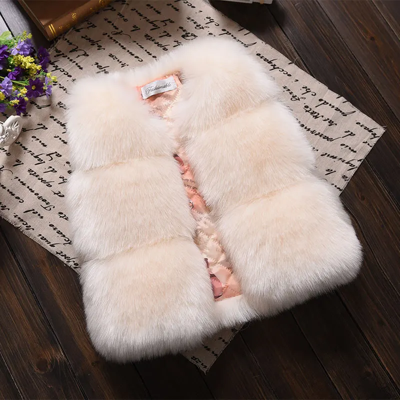 Sunshine & Rainy Baby Girl Vest Tops Autumn Winter Coat Elegant Girls