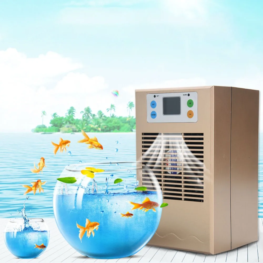 70/100W Aquarium Cooling Machine Water Chiller Fish Tank Cooler for