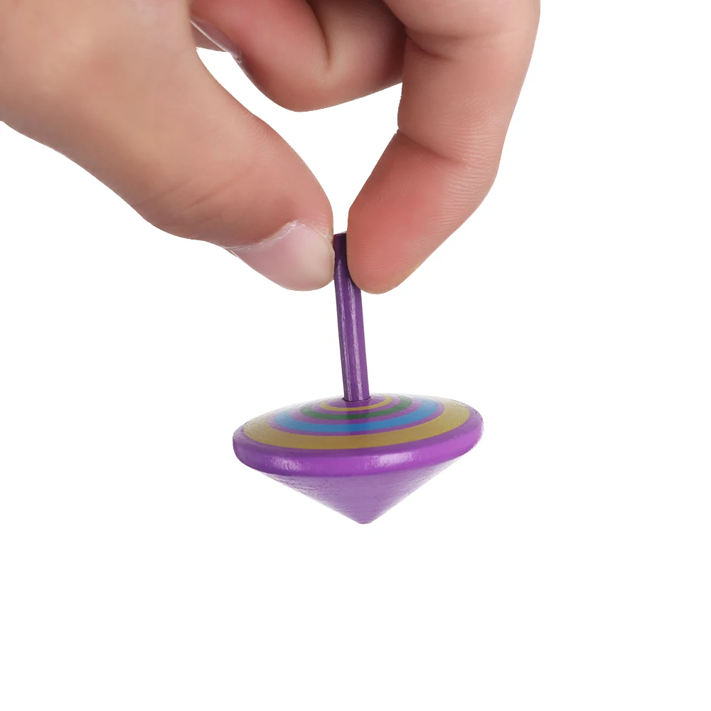 

1/3 PCS Kids Funny Wood Gyro Toys Children Adult Relief Stress Desktop Spinning Top Educational Toys Kids Christmas Gifts