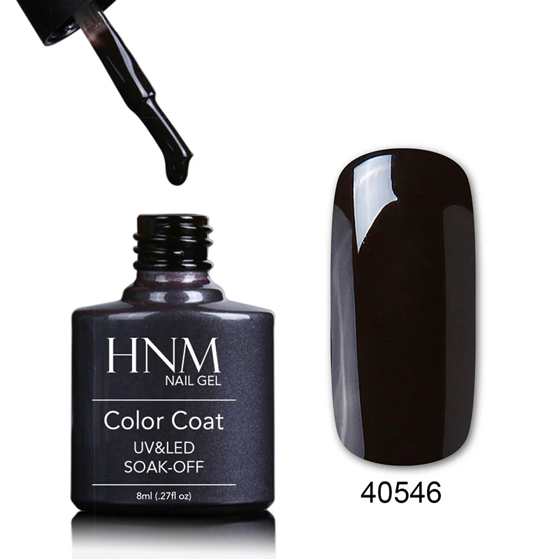 HNM 8 мл Чистый Цвет гель для ногтей длительный УФ светодиодный Гель-лак для ногтей Лаки Гибридный гель лак для ногтей - Цвет: 40546