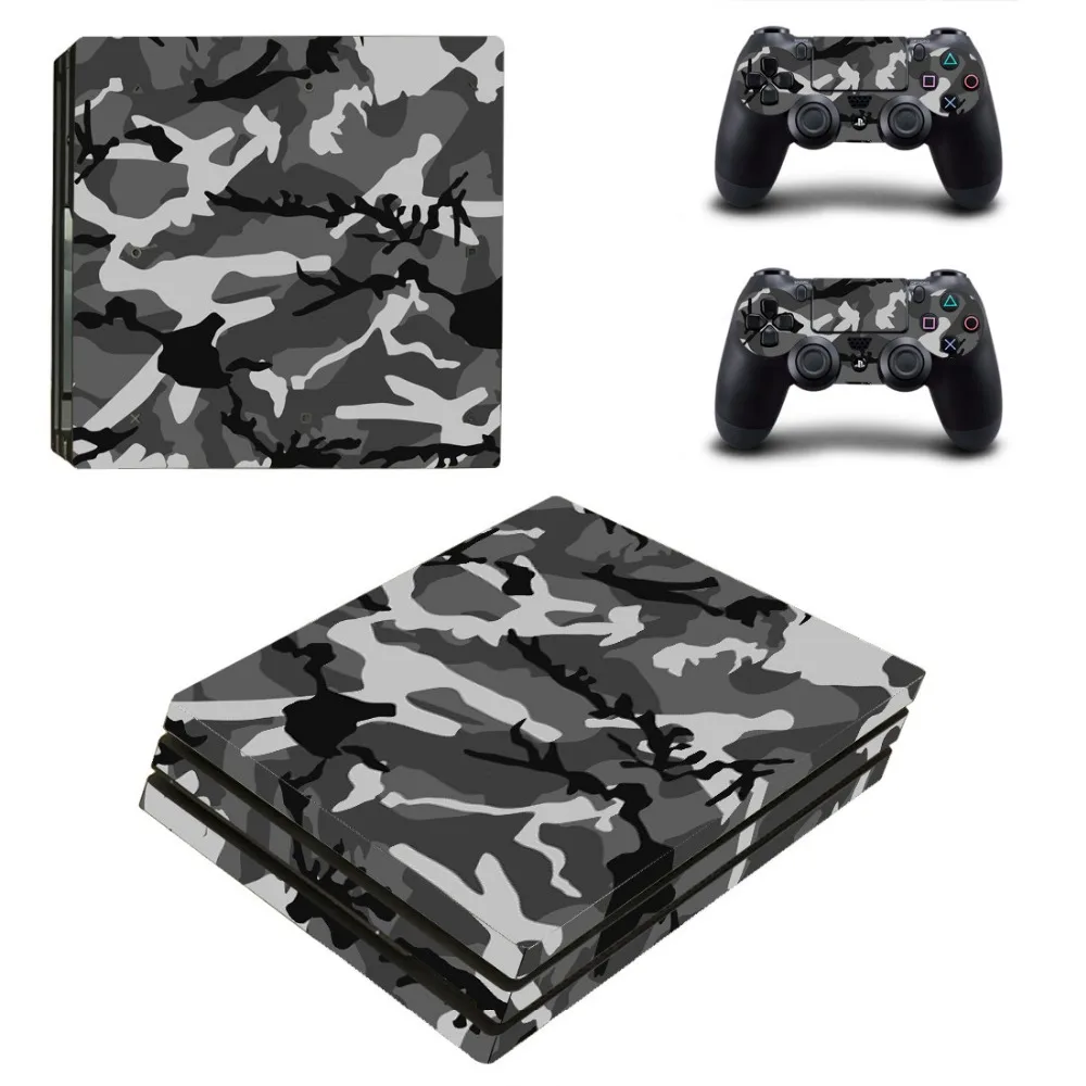 Камуфляжные наклейки для Playstation 4 PS4 PRO консоль и контроллер виниловые защитная