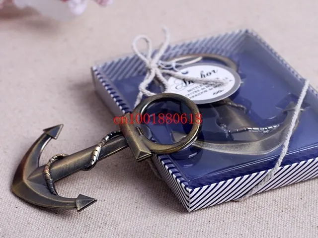 

Fedex DHL Shipping Free 200pcs/lot Anchor Bottle Opener Wedding Souvenirs Favors Gift for Guest