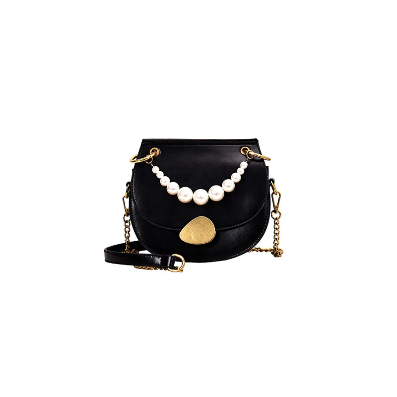 

2109 New Pearl Small Bag Lock Fashion Handbag Summer New Tide Shoulder Messenger Bag Female Wild Ins Chain Bag Hand Bags Purses