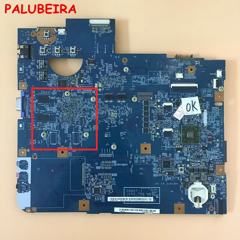 Материнская плата PALUBEIRA MBPHP01002 48.4FN02.011 для ноутбука acer Aspire 5542G 5542 MB. PHP01.002 с чипом видеокарты