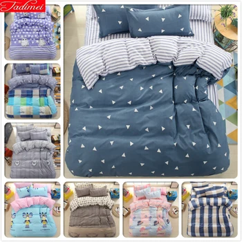 

3/4 pcs Duvet Cover Set Soft Cotton Bedding Sets Quilt Comforter Pillow Case Single Twin Full Double Queen King Big Size 150x200